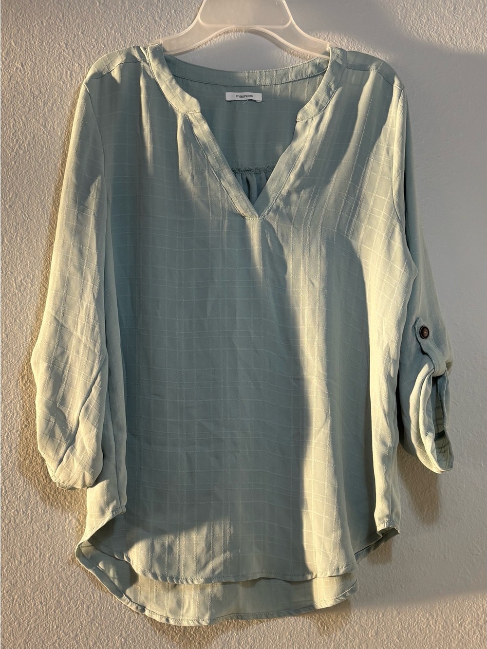 Coral green non-button up